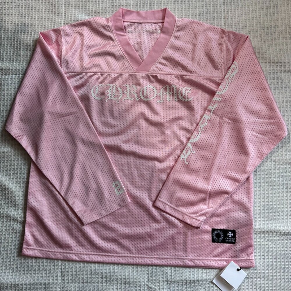Chrome Hearts Love You Mesh Warm Up Jersey 'Pink'